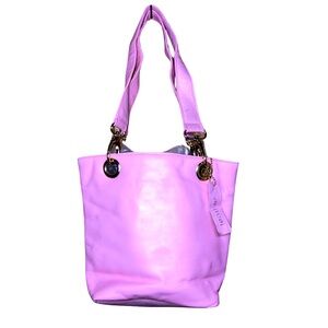 Apt. 9 Real Leather tote removable straps inside pocket NWOT (13)